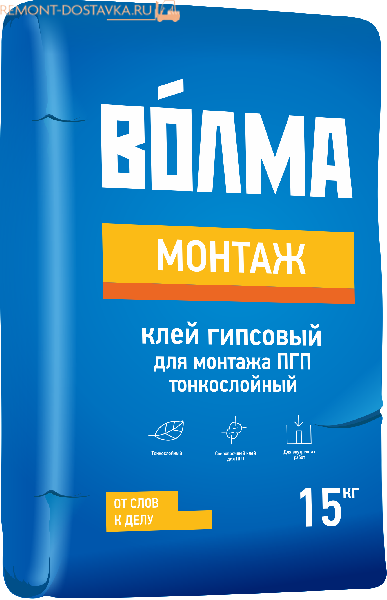 Монтажный клей для ПГП «ВОЛМА-МОНТАЖ»  (30 кг)